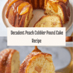 Peach Cobbler Pound Cake Recipe