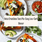 Crustless Keto Taco Pie Recipe