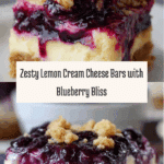 Cream Cheese Lemon Dessert with Blueberry Topping Recipe
