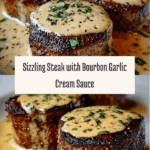Steak Bourbon Knoblauch Sahnesauce Recipe