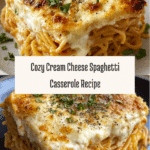 Baked Cream Cheese Spaghetti Casserole Recipe