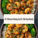 Honey Garlic Shrimp Bowls Recipe