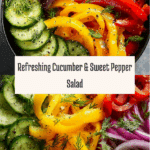 Cucumber Sweet Pepper Salad Recipe