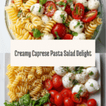 Creamy Caprese Pasta Salad Recipe