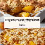 Irresistible Easy Southern Peach Cobbler Recipe to Savor Recipe