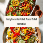 Viral TikTok Cucumber and Bell Pepper Salad Recipe