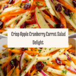 Refreshing Apple Cranberry Carrot Salad Recipe