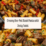 One-Pot Zesty Steak Pasta Recipe