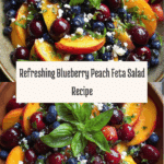 Blueberry Peach Feta Salad Recipe