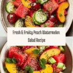 Peach Watermelon Salad Recipe