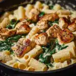 Healthy Garlic Parmesan Chicken Pasta Recipe