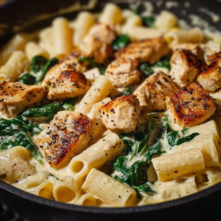Healthy Garlic Parmesan Chicken Pasta Recipe