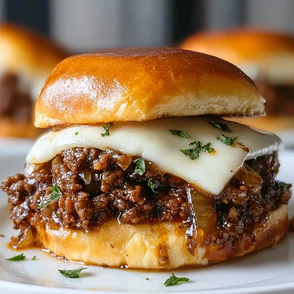 Irresistible French Onion Beef Sloppy Joes Recipe - Recipe Image