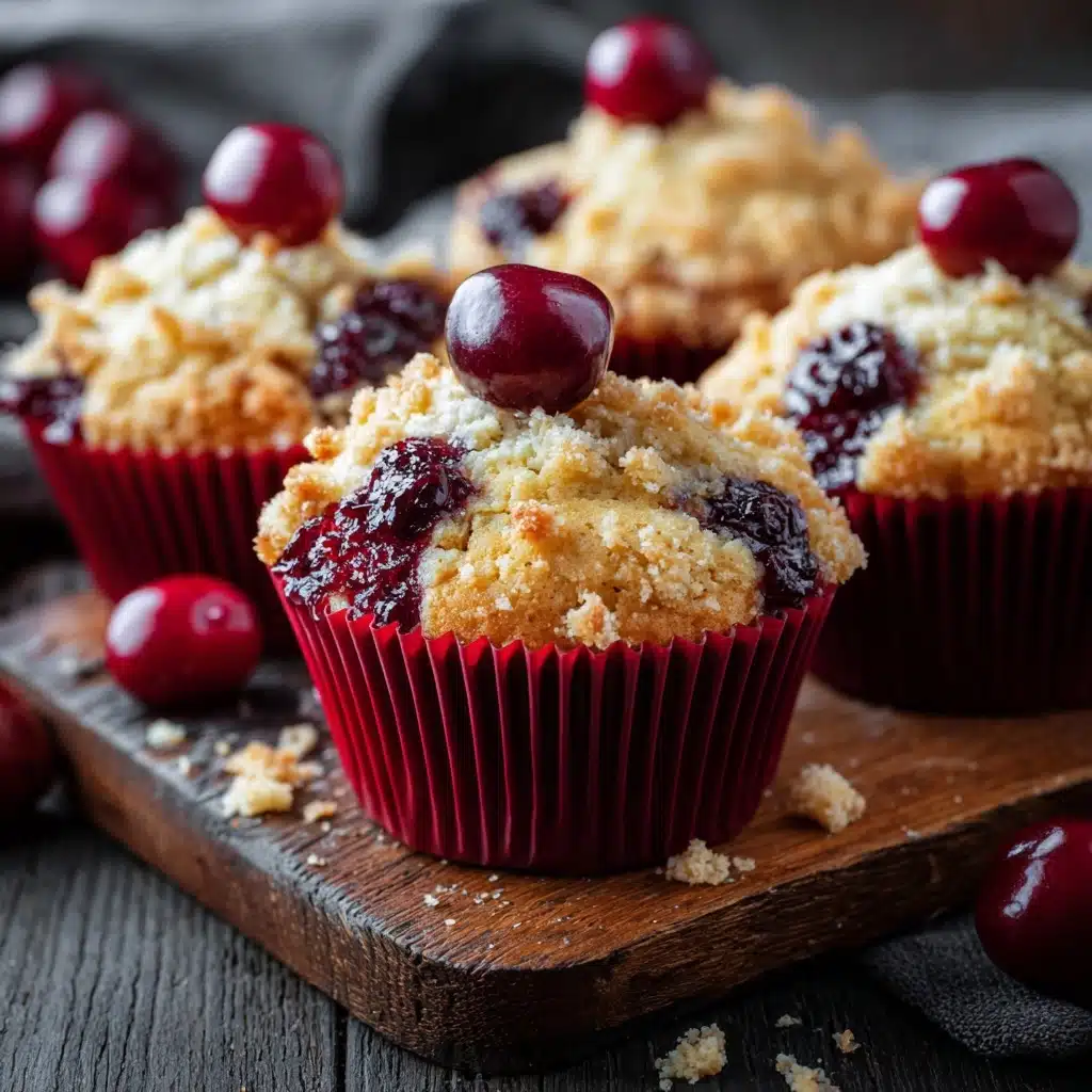 Cherry Cobbler Muffins Recipe