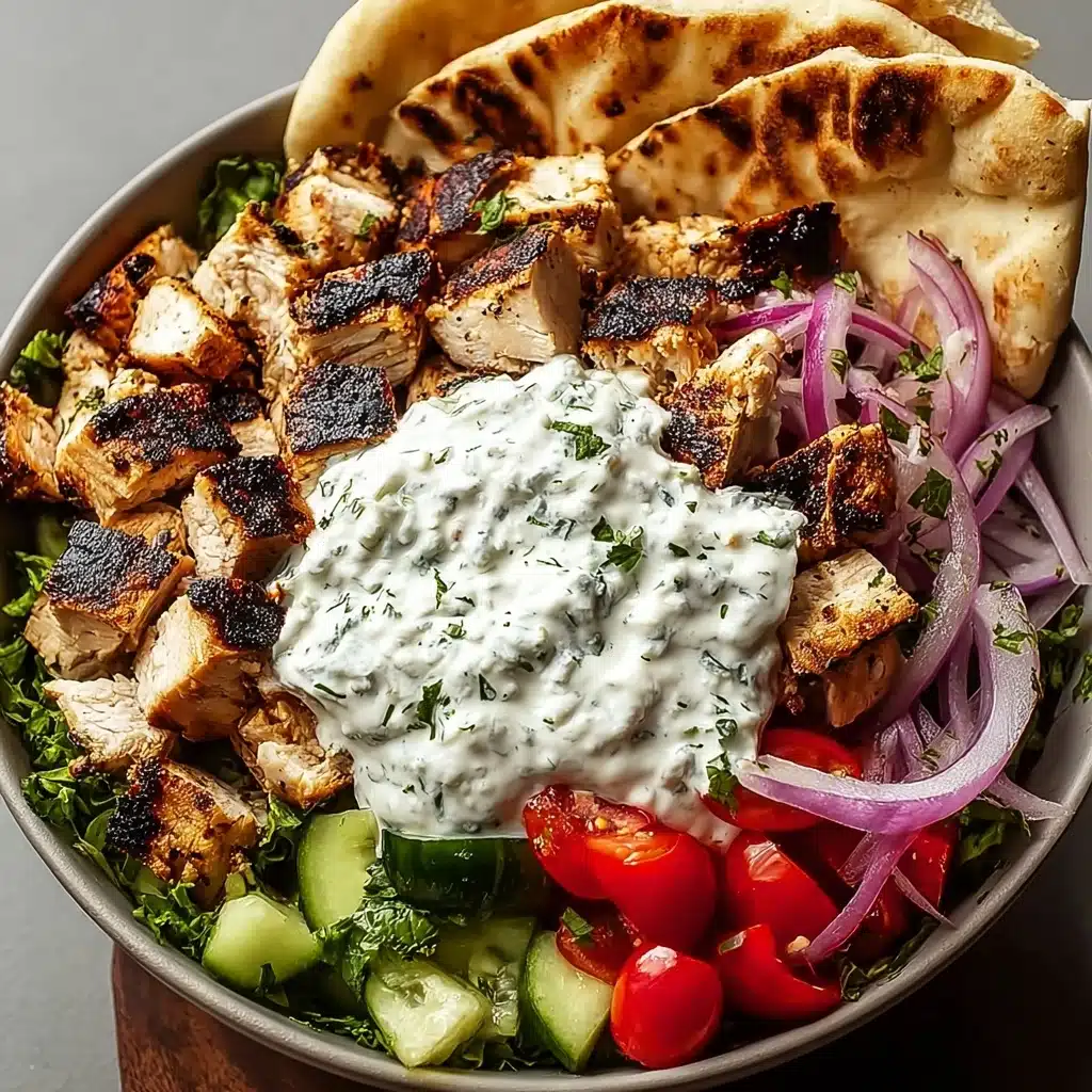 Greek Chicken Gyro Bowls Recipe - Recipe Image