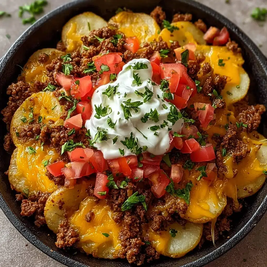 Cheesy Taco Potatoes Recipe