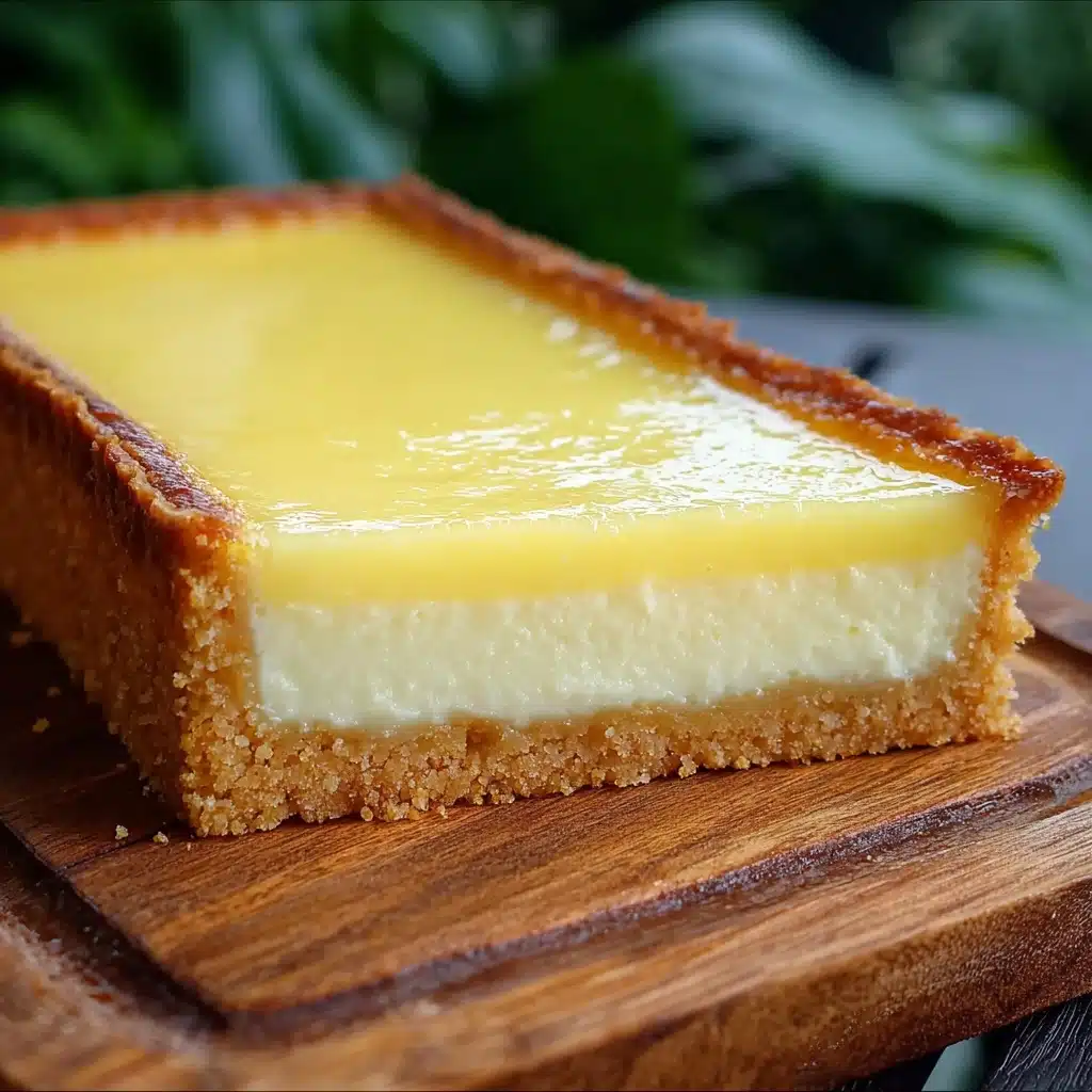 Italian Grandma’s Lemon Custard Cake – Classic Recipe - Recipe Image