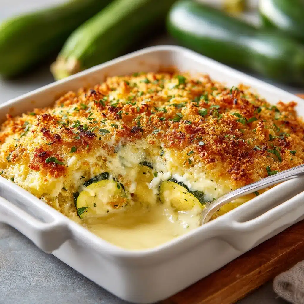 Quick Baked Zucchini Parmesan Casserole Recipe