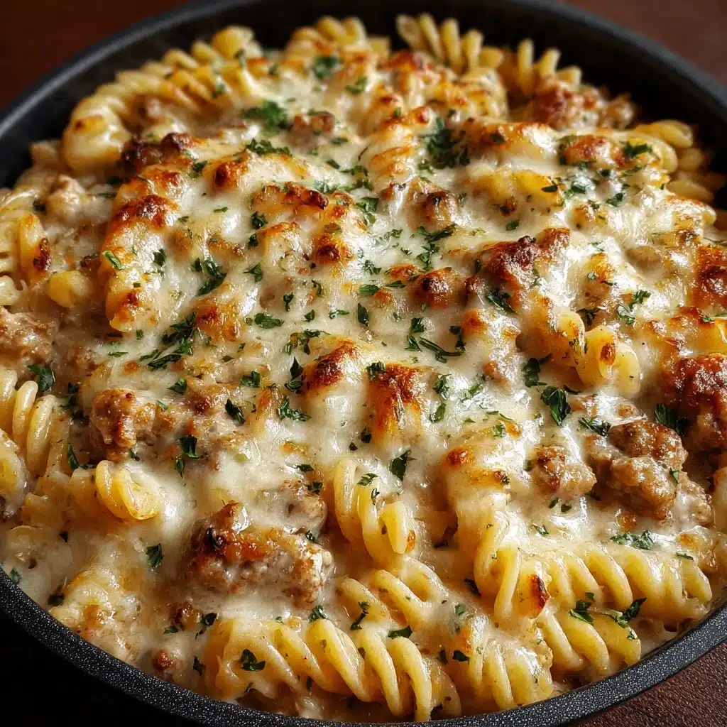 The Best Crockpot Garlic Parmesan Chicken Pasta Recipe - Recipe Image