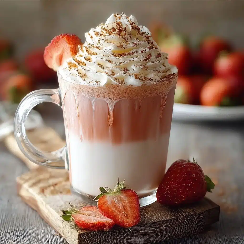 Strawberry Shortcake Latte Recipe - Recipe Image