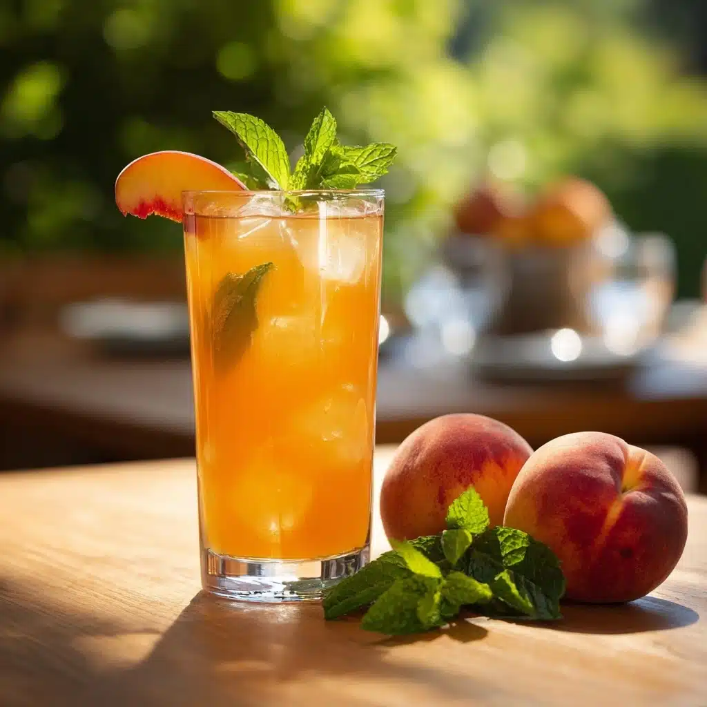 The Ultimate Peach Bellini Mocktail Recipe - Recipe Image