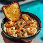 Shrimp Scampi Bowls with Garlic Bread Recipe