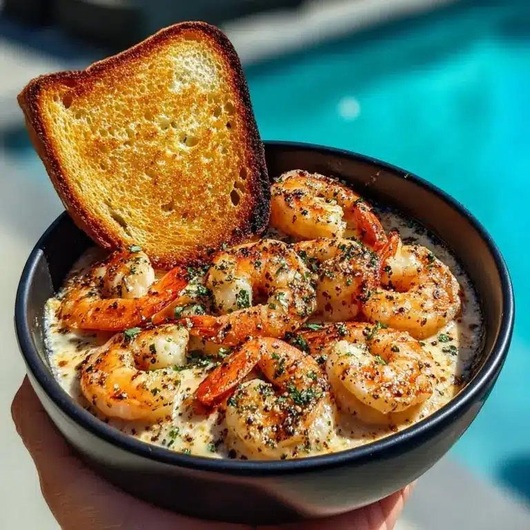 Shrimp Scampi Bowls with Garlic Bread Recipe