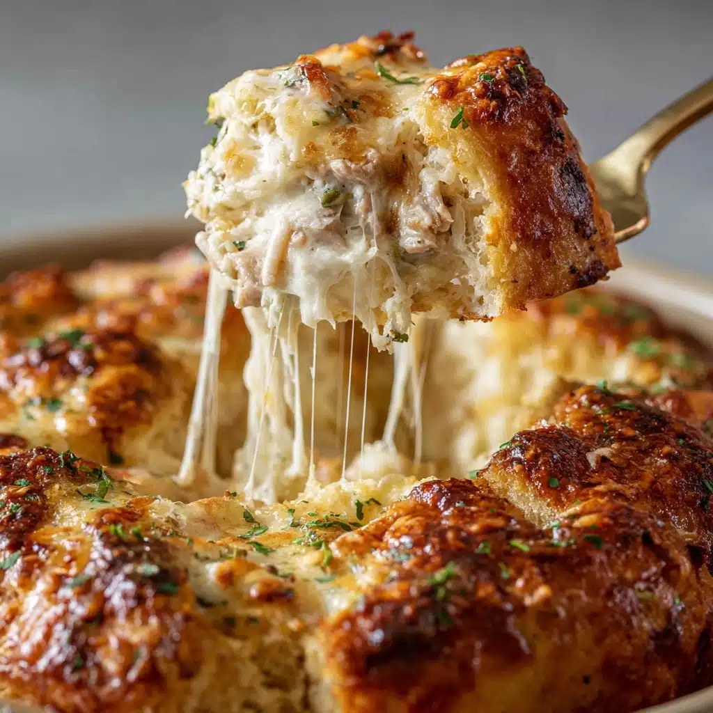 Chicken Alfredo Monkey Bread Recipe - Recipe Image