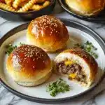Garlic Parmesan Cheeseburger Bombs Recipe