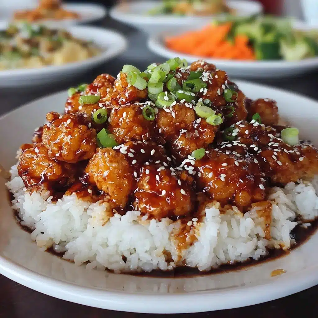 Crispy Chinese Honey Garlic Chicken Recipe - Recipe Image