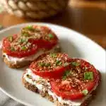 Cottage Cheese and Tomato Toast Recipe