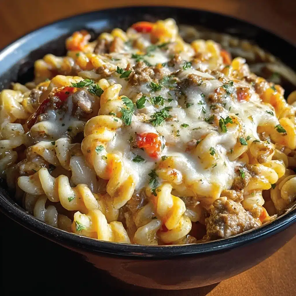 The Best Crockpot Garlic Parmesan Chicken Pasta Recipe - Recipe Image