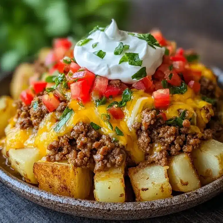 Cheesy Taco Potatoes Recipe