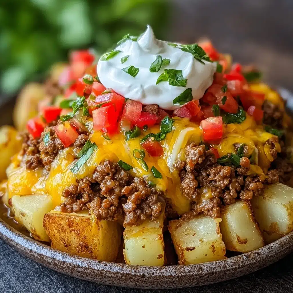 Cheesy Taco Potatoes Recipe