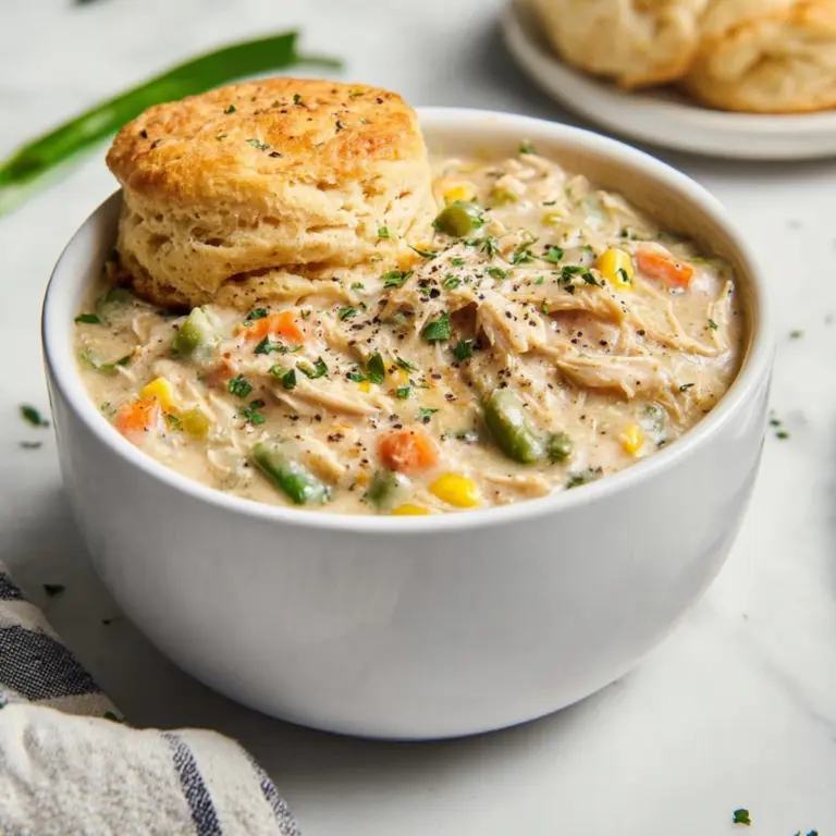 Easy Slow Cooker Chicken Pot Pie Recipe