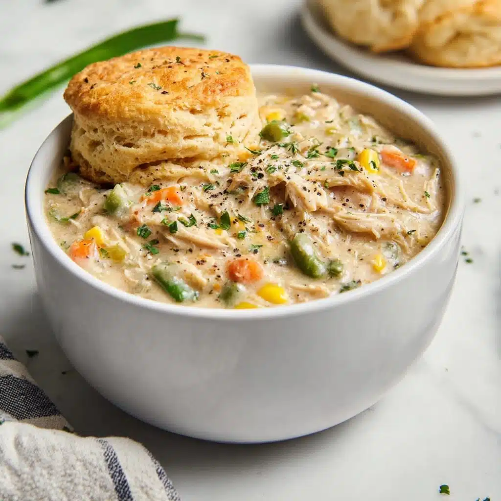 Easy Slow Cooker Chicken Pot Pie Recipe - Recipe Image