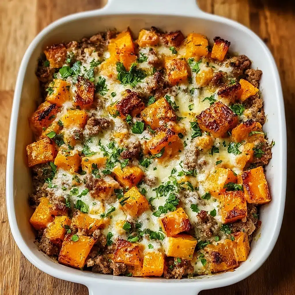 Once everything is cooked through, transfer the mixture to the prepared baking dish and spread it out evenly Recipe - Recipe Image