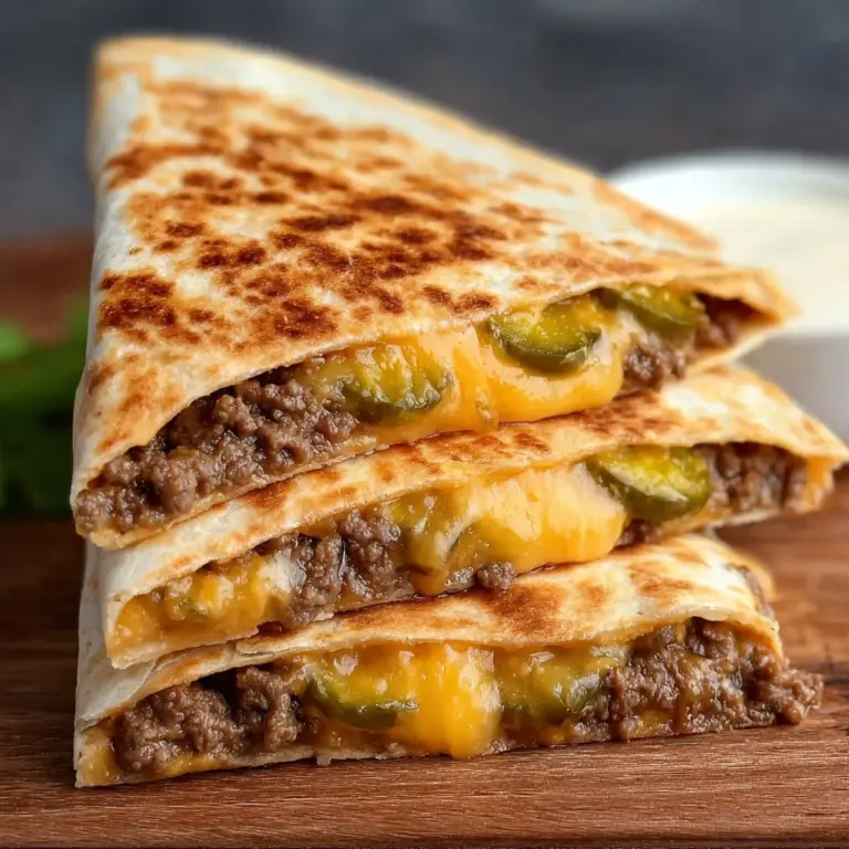 Juicy Blackstone Quesadilla Burger Recipe