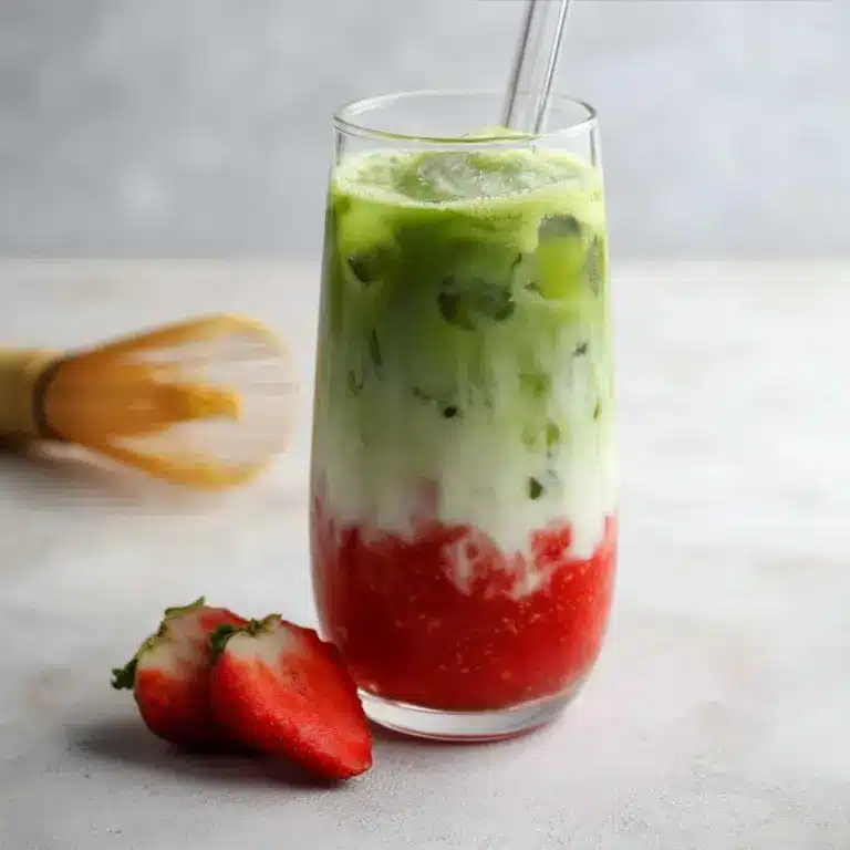 Strawberry Matcha Latte Recipe