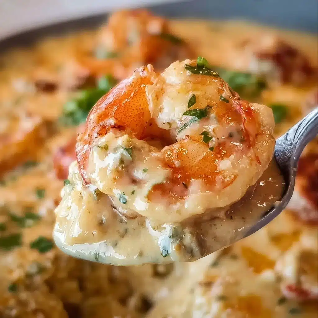 Pour the seafood mixture into a greased 9×13-inch baking dish or a large oven-safe skillet Recipe - Recipe Image
