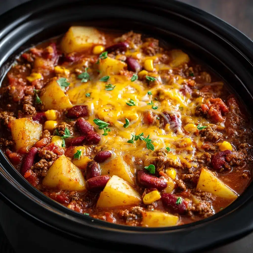 Slow Cooker Cowboy Casserole Recipe - Recipe Image