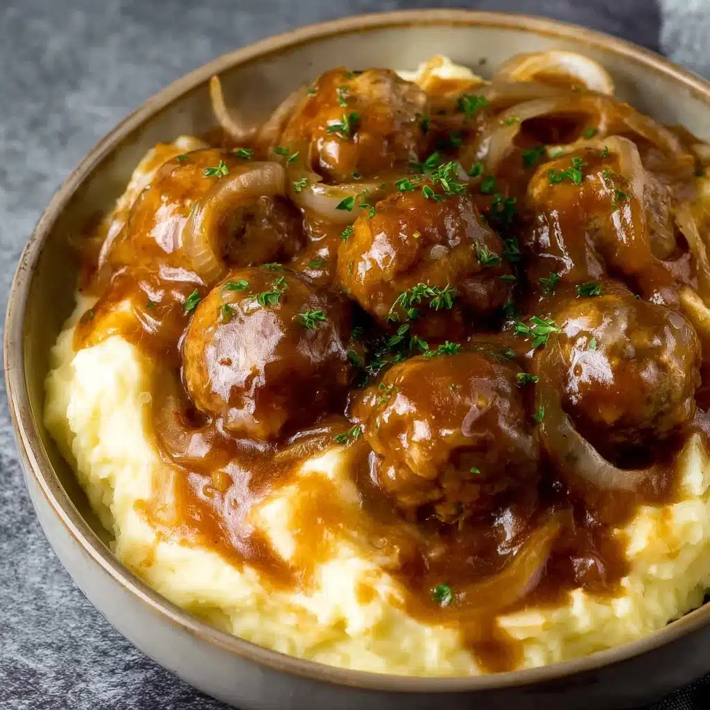 Crock Pot French Onion Meatballs Recipe