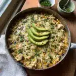 Salsa Verde Chicken & Rice Skillet Recipe
