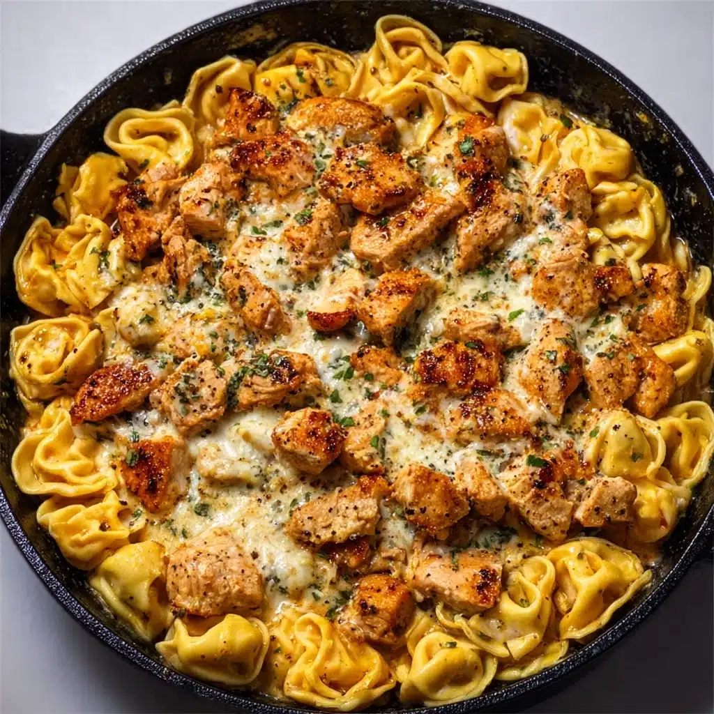 Garlic Parmesan Chicken Tortellini Recipe - Recipe Image
