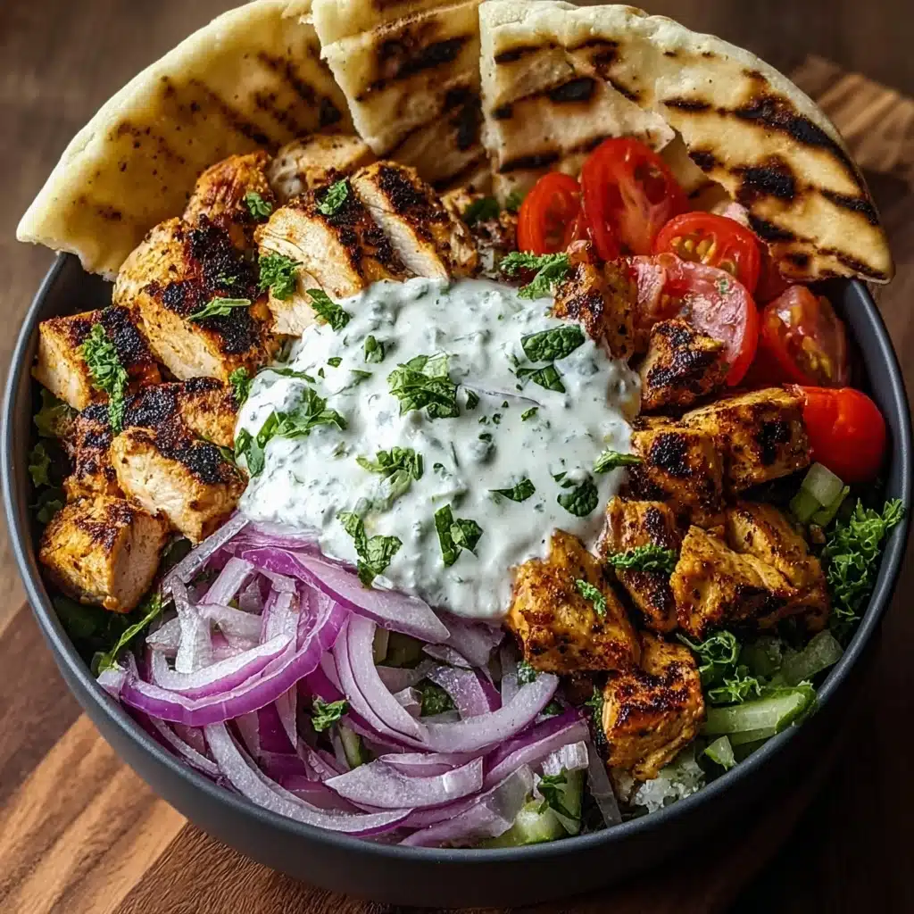 Greek Chicken Gyro Bowls Recipe