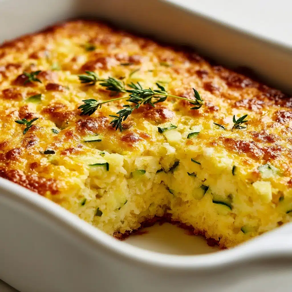 Zucchini Cornbread Casserole Recipe - Recipe Image
