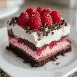 Raspberry Chocolate Lasagna Dessert Recipe