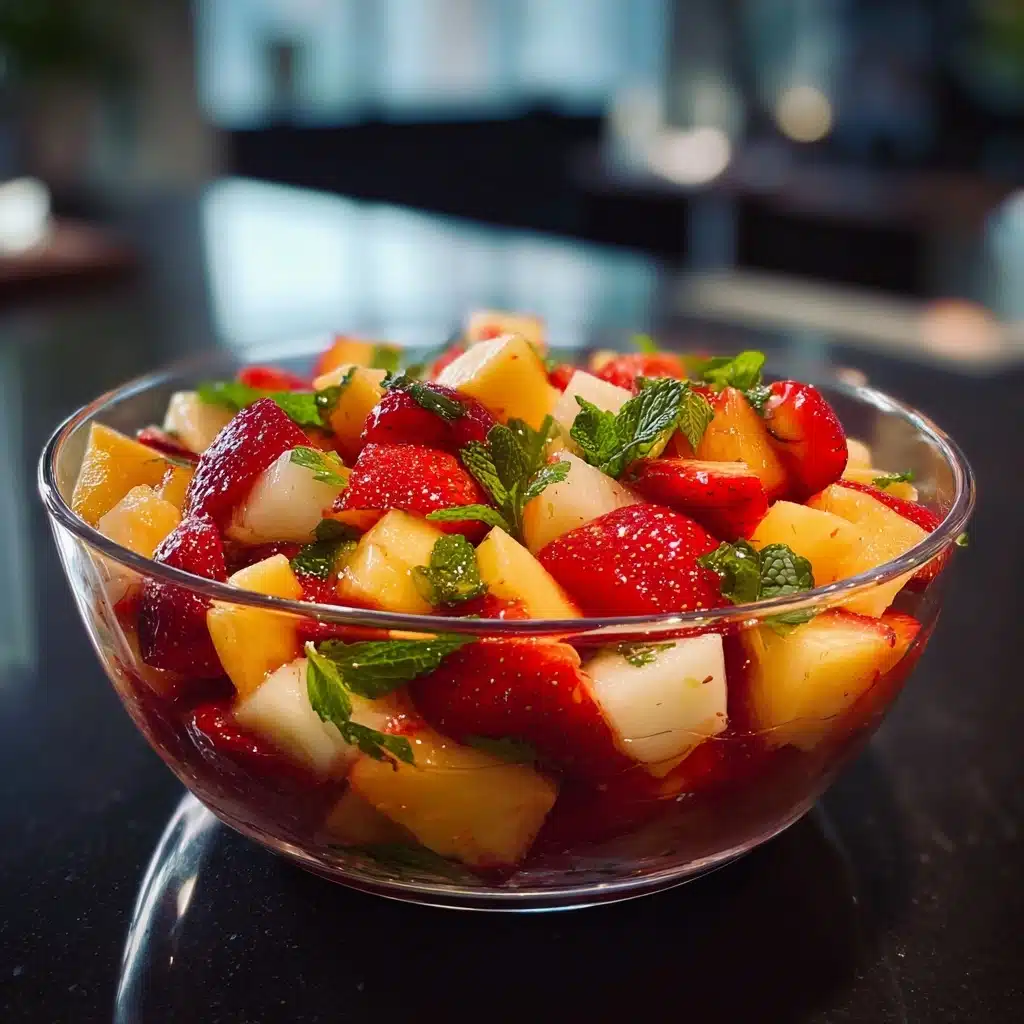 Summer Peach Fruit Salad Recipe - Recipe Image