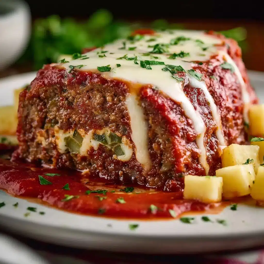 Stuffed Italian Meatloaf Recipe - Recipe Image