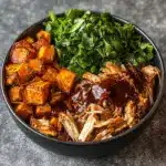 BBQ Chicken Sweet Potato Bow Recipe